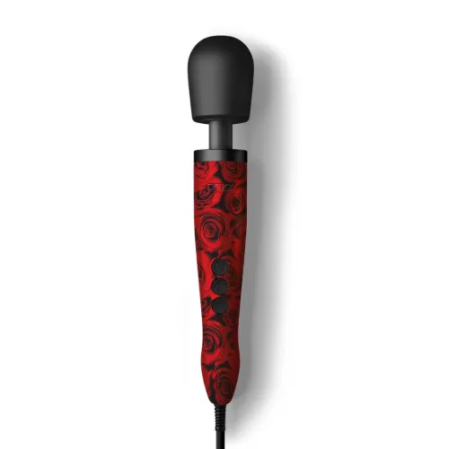 doxy original wand massager rose pattern - masażer elektryczny, rożowy na Arena.pl