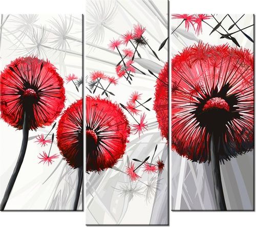 90 80CM OBRAZ T3 ELEM DMUCHAWCE CZERWIENI DRUK ŚCIENNY na Arena.pl