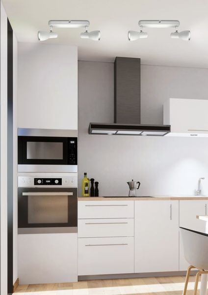 Picardo listwa 2x40W E14 biały mat zdjęcie 2