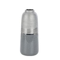 Wazon ceramiczny NELI 15X15X36 srebrny