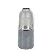 Wazon ceramiczny NELI 15X15X36 srebrny
