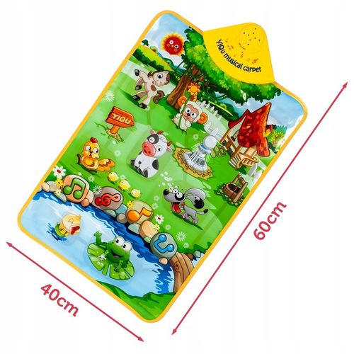 MATA MUZYCZNA INTERAKTYWNA EDUKACYJNA WESOŁA FARMA ODGŁOSY ZWIERZĄT GRA na Arena.pl