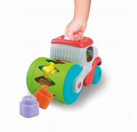 AUTKO WALEC SENSORYCZNY Z KLOCKAMI ZABAWKA DLA DZIECKA PREZENT CLEMENTONI