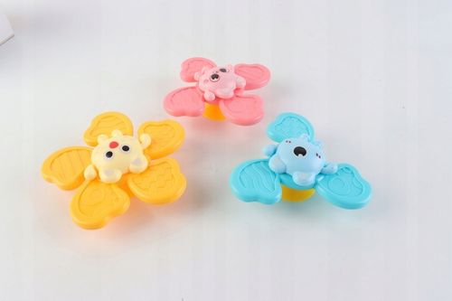 ZESTAW FIDGET SPINNER 3SZT DLA DZIECI Z PRZYSSAWKĄ PREZENT URODZINY ROCZEK na Arena.pl