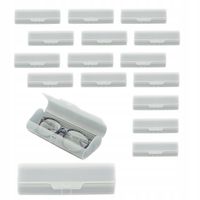 15x Mleczne ETUI na OKULARY Korekcyjne Futerał TWARDE