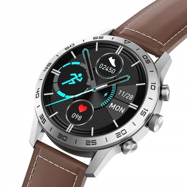 SMARTWATCH ZEGAREK 454x454 PL EKG INDUKCJA ROZMOWY zdjęcie 13