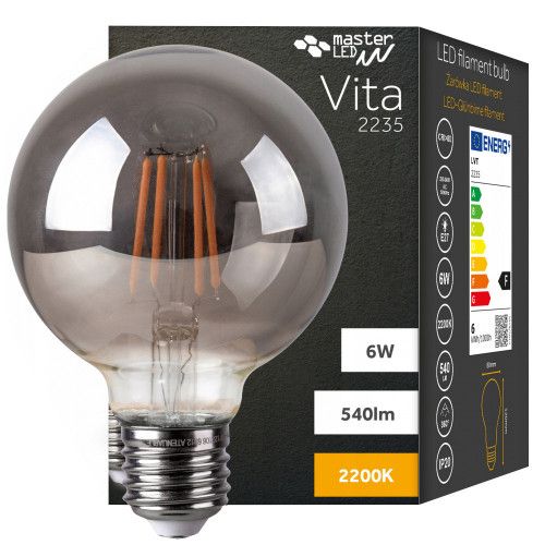 ŻARÓWKA LED E27 FILAMENT EDISON RETRO OZDOBNA 6W zdjęcie 2