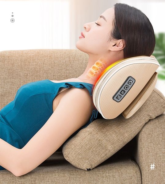 Poduszka masująca shiatsu masażer do karku pleców brzucha ud stóp zdjęcie 13