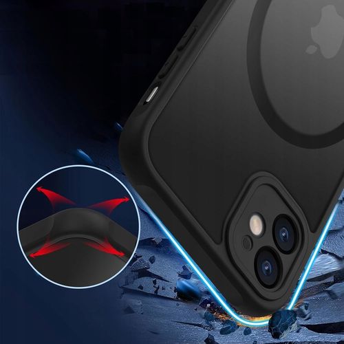 ETUI do IPHONE 11 do Magsafe MATOWE MAGNETYCZNE WZMACNIANE + 2x SZKŁO 9H na Arena.pl