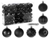 BOMBKI CHOINKOWE nietłukące ZESTAW 100szt piękny zestaw ŚWIĘTA