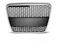 Grill AUDI A6 C6 RS-TYPE 04-08 rok MATT SILVER