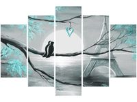 OBRAZ PTAKI ROMANTYCZNYM PARYŻU