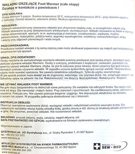 Ogrzewacz do stóp Foot Warmer na Arena.pl
