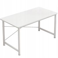 BIURKO KOMPUTEROWE STYL SKANDYNAWSKI BIAŁE NOWOCZESNE LOFT DUŻE 100 CM