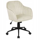 fotel obrotowy fb1-fx velvet beżowy