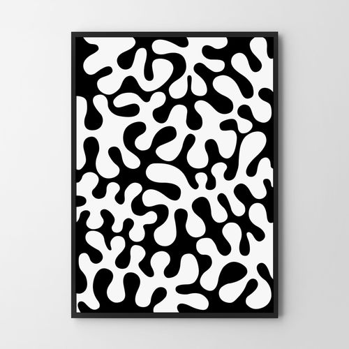 Plakat matisse czarnobiały 30x40 cm na Arena.pl