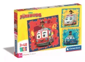 Clementoni Puzzle 3x48el FIREBUDS Disney Junior 25311