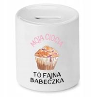Skarbonka Prezent Dla Cioci To Fajna Babeczka Z Nadrukiem Ze Zdjęciem