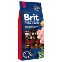 brit premium by nature adult l z kurczakiem 15kg