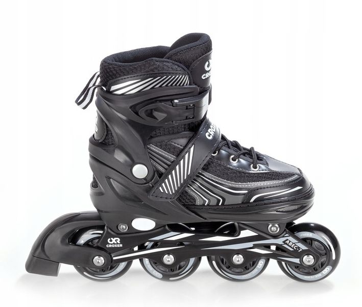 Rolki Regulowane Croxer Optima Black 39-42 Kauczuk zdjęcie 3