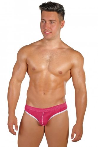 Stringi męskie WJ Air Mesh Pink L na Arena.pl