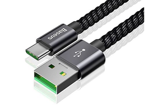 Kabel Baseus USB-C 5A SuperCharge QC 1m black na Arena.pl