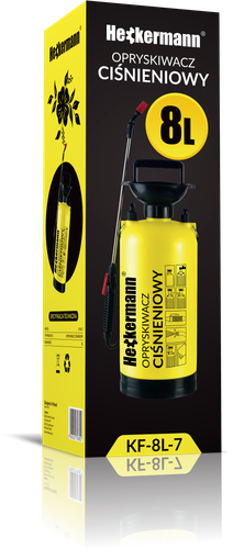 RĘCZNY OPRYSKIWACZ CIŚNIENIOWY SPRYSKIWACZ DUŻA POJEMNOŚĆ 8L REGULACJA DYSZ na Arena.pl