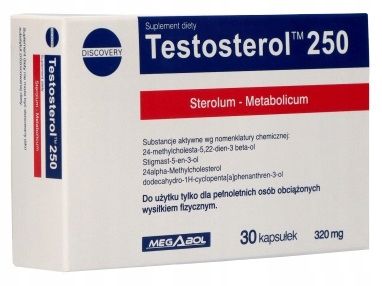 Mocny Preparat Testosterol + Meta Masa Siła libido Testosteron sterole na Arena.pl