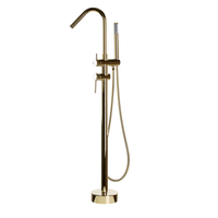 Bateria wannowa wolnostojąca złota VICTORIA