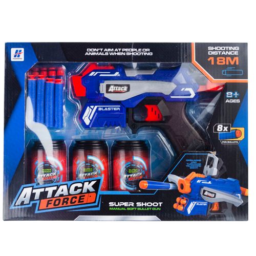 PISTOLET na strzałki NERF ELITE N-STRIKE Z NABOJAMI WYRZUTNIA STRZAŁEK na Arena.pl