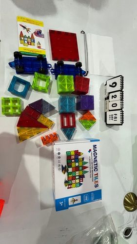 KLOCKI MAGNETYCZNE 3D 100 ELEMENTÓW KOLOROWE EDUKACYJNE ZESTAW DLA DZIECI na Arena.pl