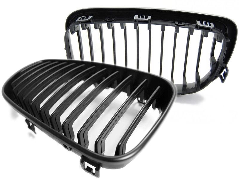 GRILL NERKI BMW E87/E81 07-11 MATT BLACK zdjęcie 2