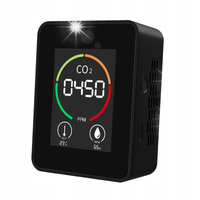PRZENOŚNY CZUJNIK DWUTLENKU WĘGLA CO2 MIERNIK TESTER PPM JAKOŚĆ MONITOR