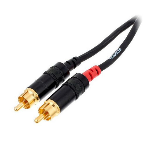 Kabel przewód audio pozłacany 2x RCA Cinch Jack 6,3 mm 1,5 m Cordial CFU PC na Arena.pl
