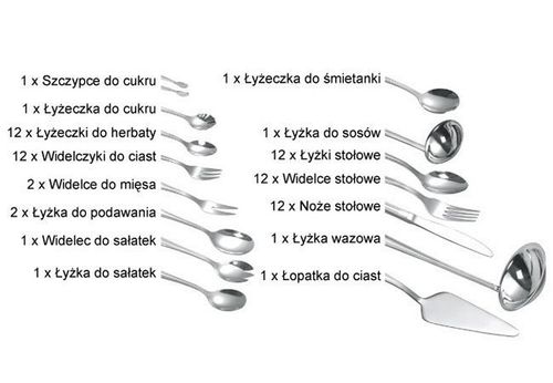 Sztućce Kinghoff 72 Ele. Satyna Kh-3553 na Arena.pl