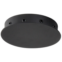 Metalowa podsufitka Ziko AZ2905 Azzardo okrąła 10 wejść czarna