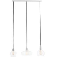 LAMPA wisząca LONGIS 10521309 Kaspa szklana OPRAWA zwis LISTWA sufitowa przezroczysta