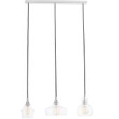 LAMPA wisząca LONGIS 10521309 Kaspa szklana OPRAWA zwis LISTWA sufitowa przezroczysta
