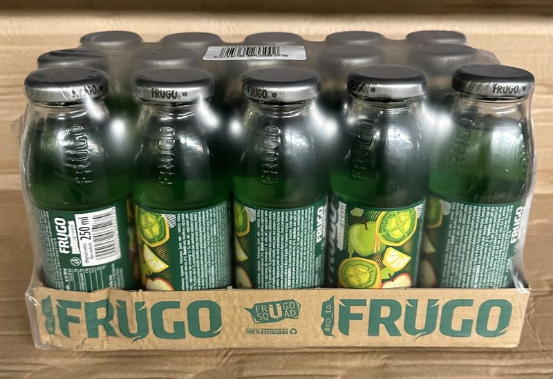Frugo Ultragreen 250ml (butelka szklana) - karton zdjęcie 1