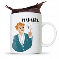 Kubek Prezent Dla Kierownika Menager Z Nadrukiem Ze Zdjęciem