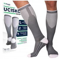 SKARPETY KOMPRESYJNE PODKOLANÓWKI UCISKOWE PRZECIWŻYLAKOWE ŻYLAKI