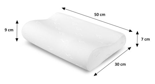 Poduszka termoplastyczna profilowana 50x30 cm ecco na Arena.pl