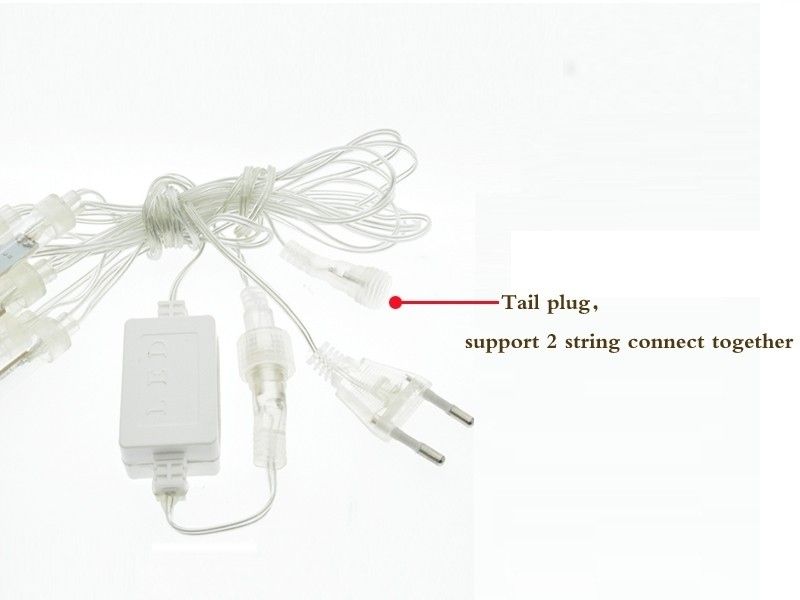 LAMPKI SOPLE METEORY 238 LED 50 CM BIAŁE zdjęcie 3