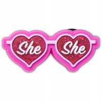 Przypinka Ozdoba Crocs Charms Jibbitz Pin Do Butów Glittery She Sunglasses