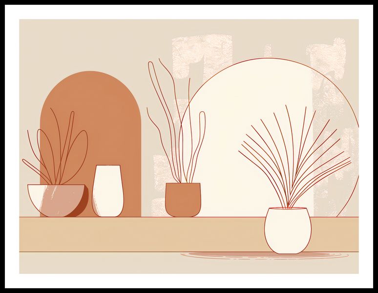 Plakat 80x60cm Widok Roślin zdjęcie 3