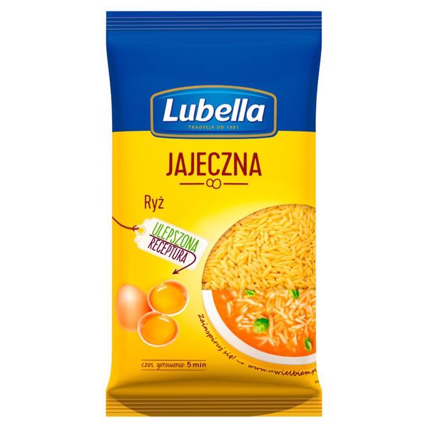 Lubella Jajeczna Makaron ryż 250 g zdjęcie 1