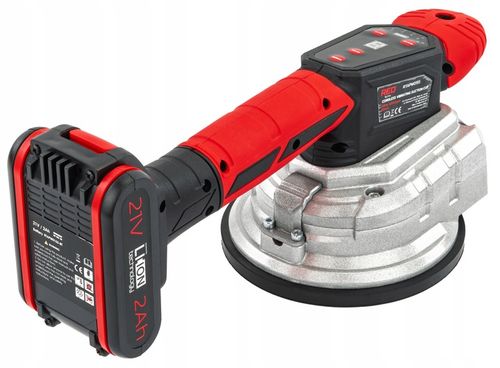 PRZYSSAWKA WIBRACYJNA DO PŁYTEK 100KG WIBRATOR DO POZIOMOWANIA 2x2AH na Arena.pl