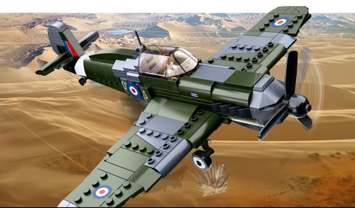 KLOCKI SLUBAN WWII Wojsko Samolot Mysliwiec 290 - B0712 na Arena.pl