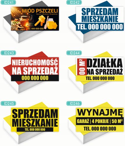 Wizytówki firmowe 200 szt RÓŻNE WZORY do wyboru BURGER CLASSIC na Arena.pl