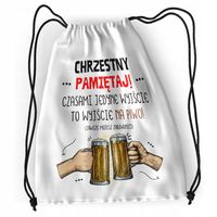 Plecak Dla Chrzestnego Szkolny Worek Torba Z Nadrukiem Ze Zdjęciem